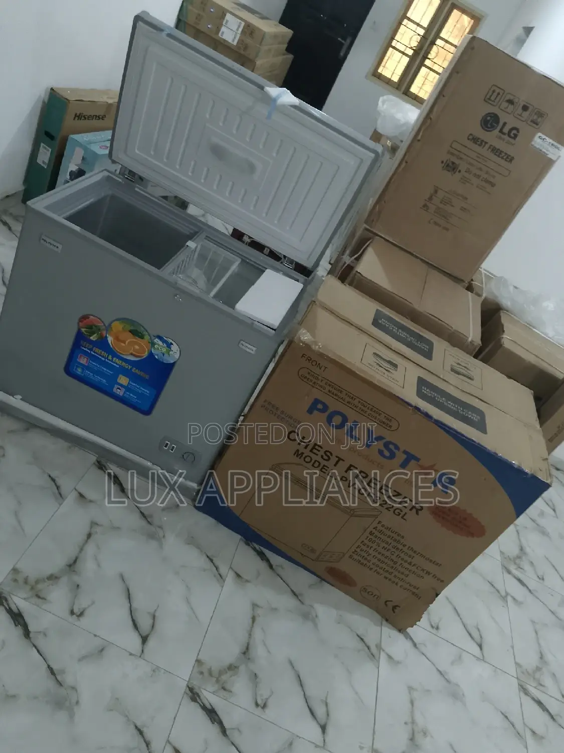 New Polystar Strong and Powerful Chest Freezer 200L