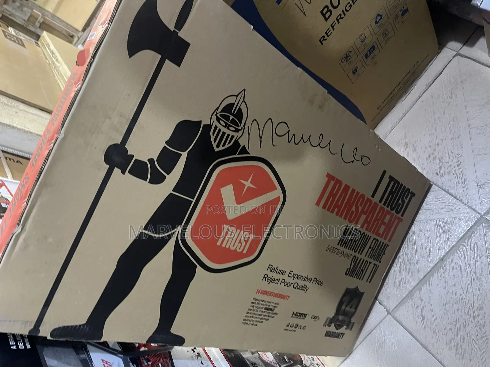 Brand New Transperent Full HD Smart Framless Television