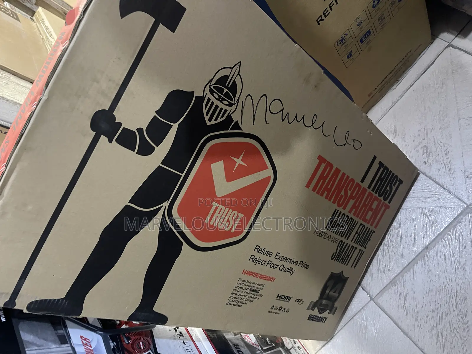 Brand New Transperent Full HD Smart Framless Television