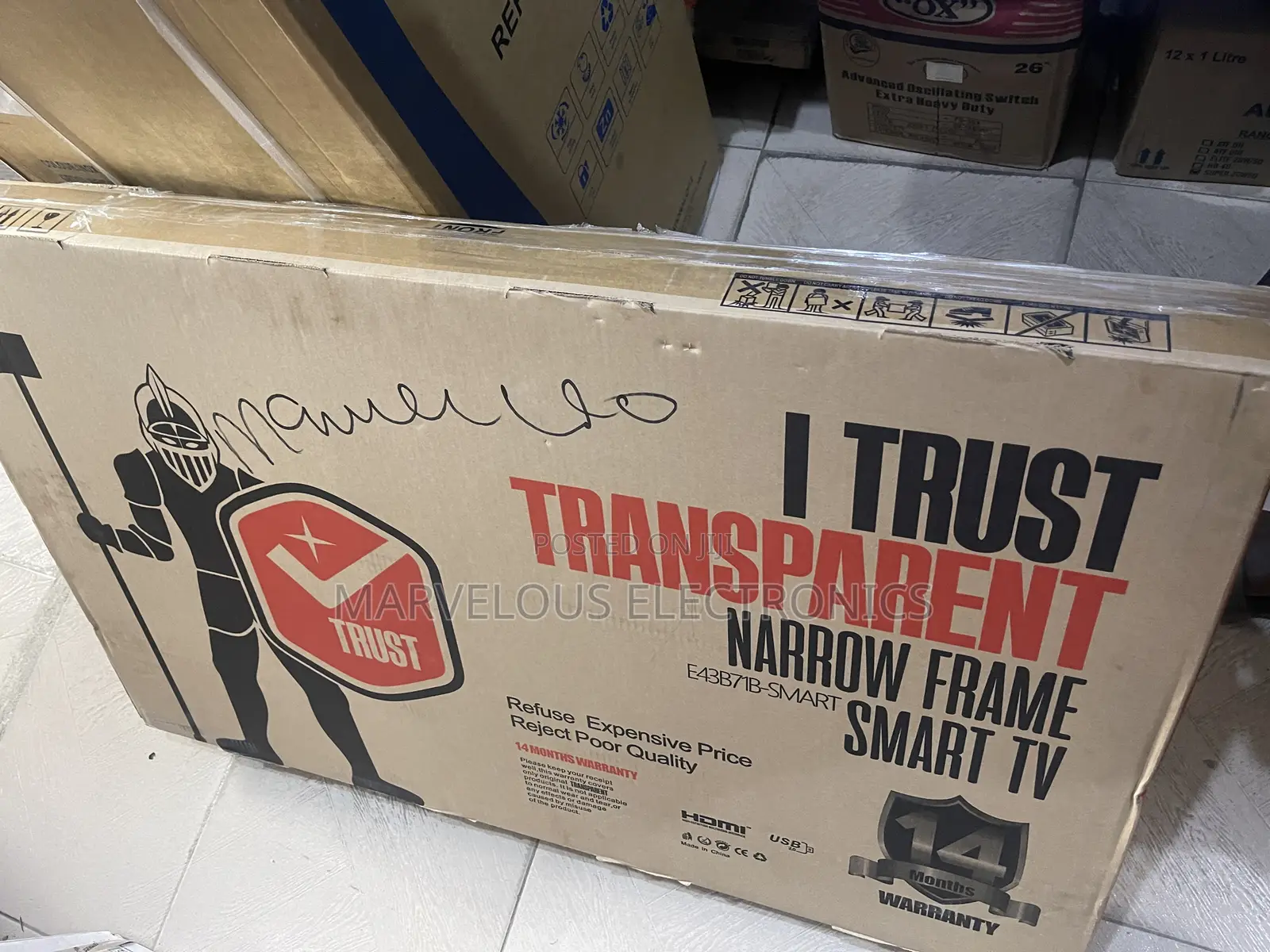 Brand New Transperent Full HD Smart Framless Television