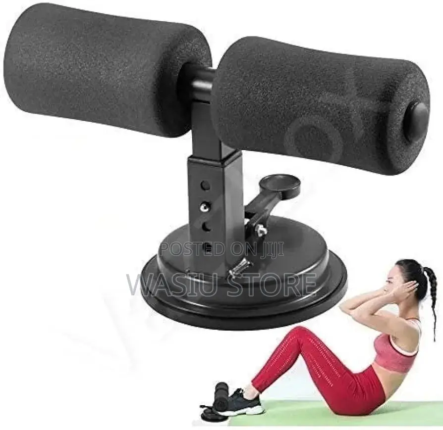 Suction Sit-Up Bar With Foam Handle
