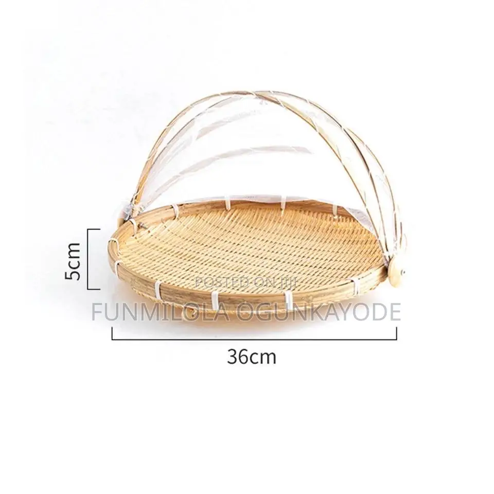 Bamboo Woven Basket Anti-Mosquito Net