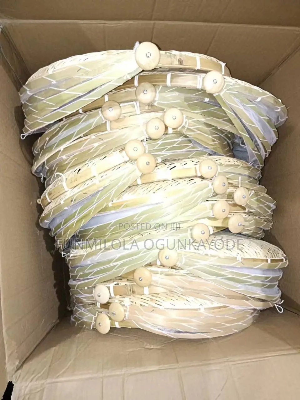 Bamboo Woven Basket Anti-Mosquito Net