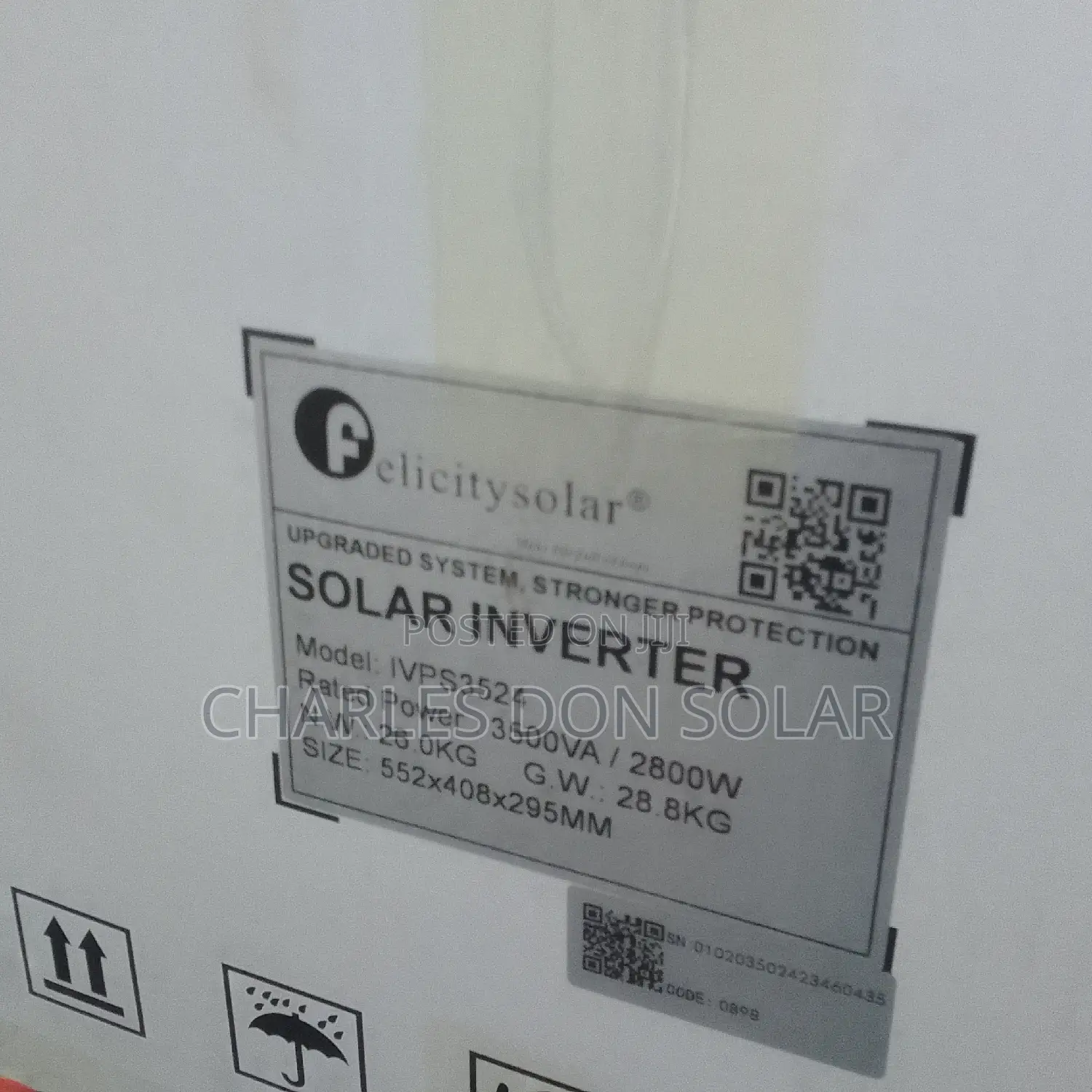 Felicity Inverter Non Hybrid 3500kva 24v