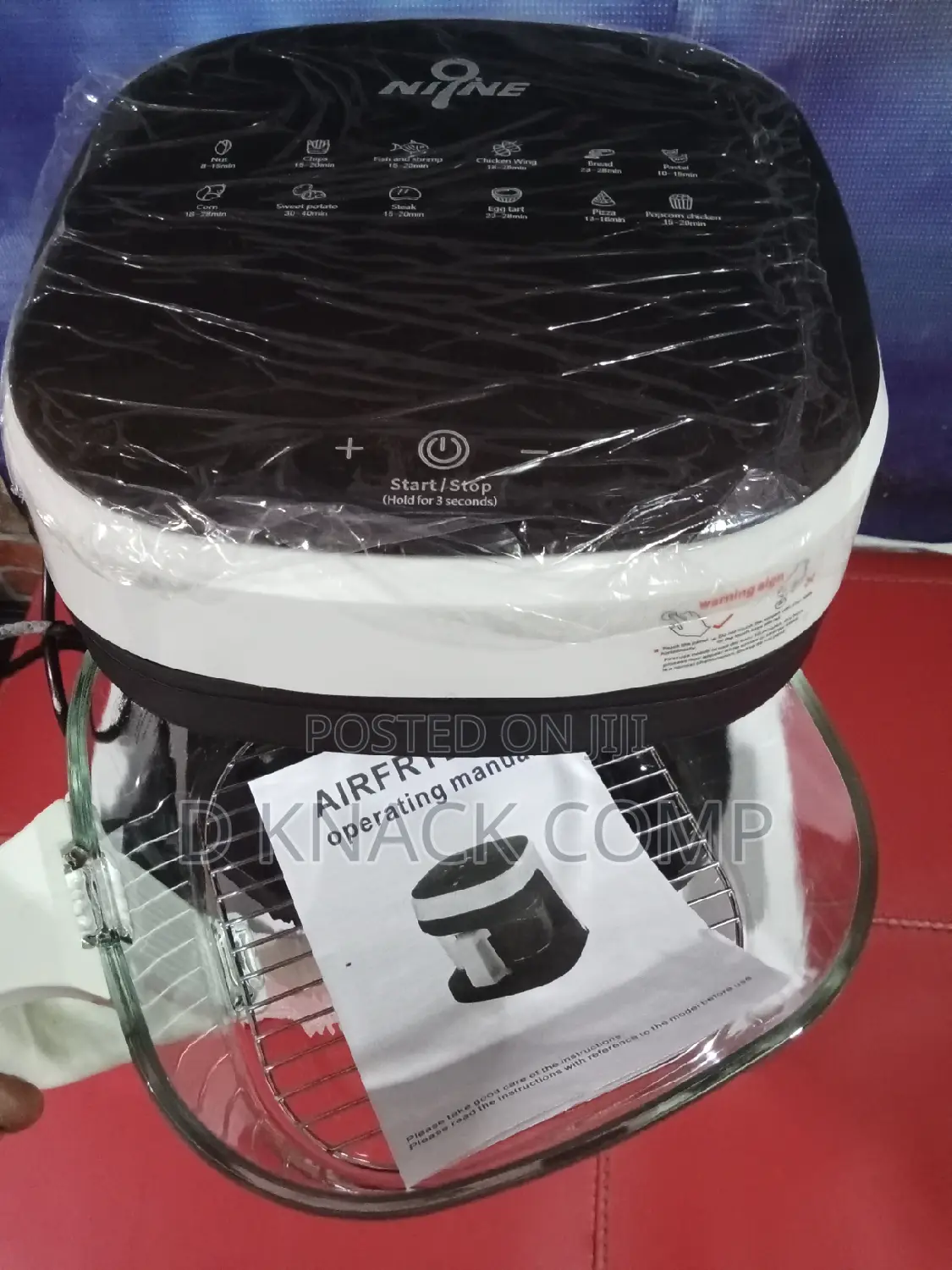 Glass Container 8.5L Extra Large Capacity Digital Air Fryer