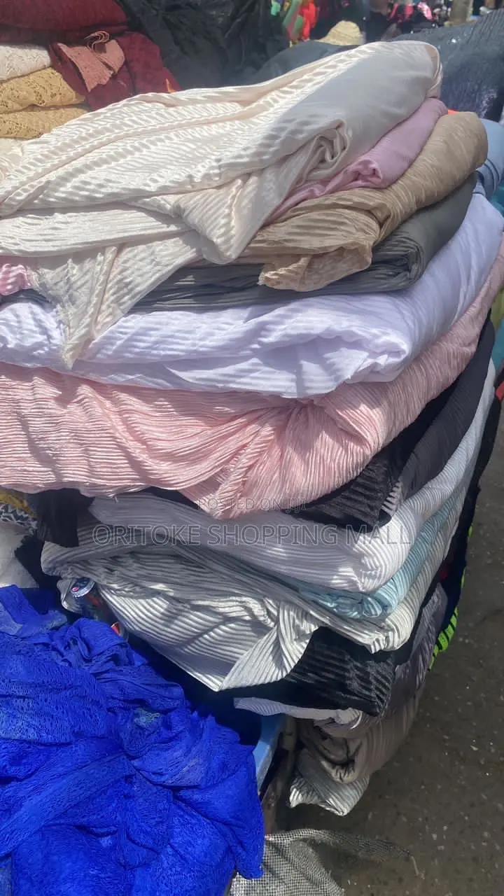 Ladies Cotton Pleated Materials Per Yards