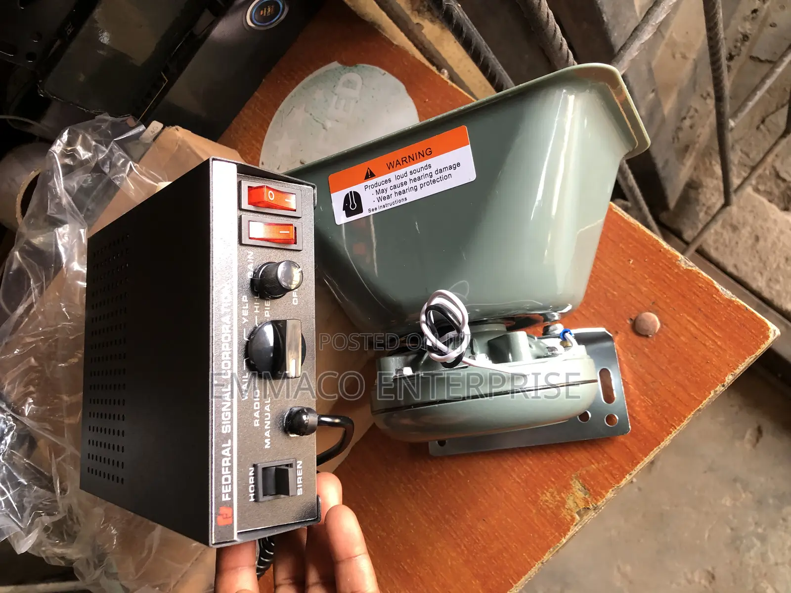 Siren Alarm 300w With Speaker