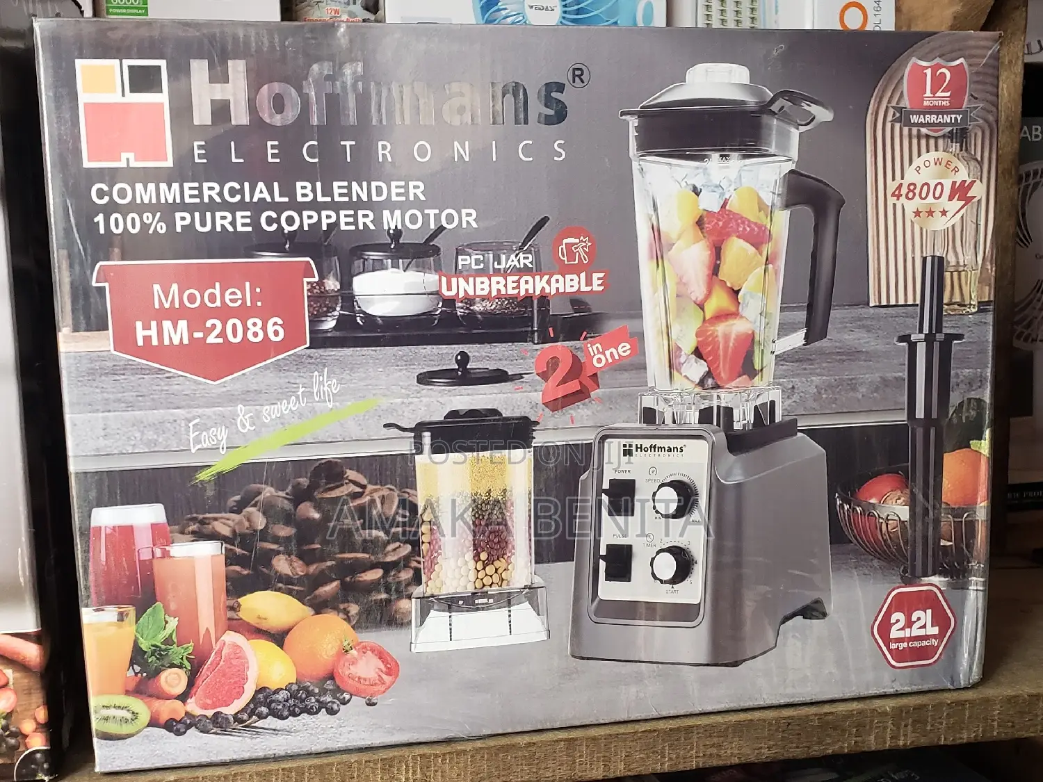 Hoffman Commercial Blender Hm-2086
