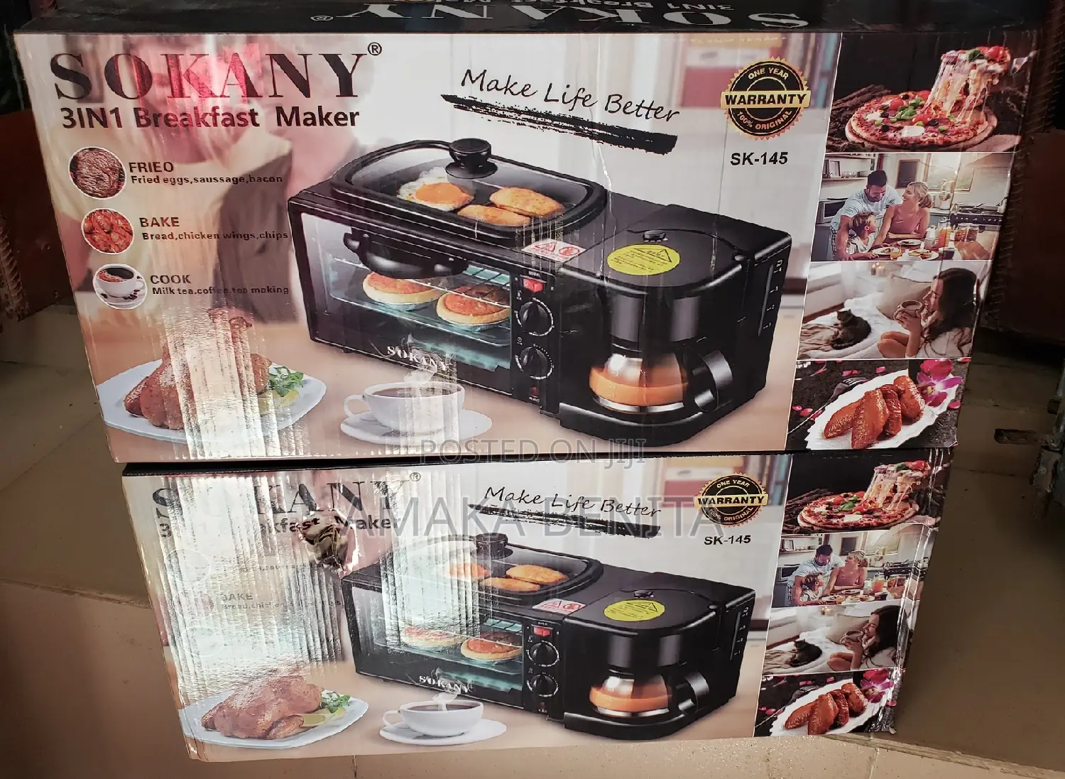 Sokany 3 in 1 Breakfast Maker