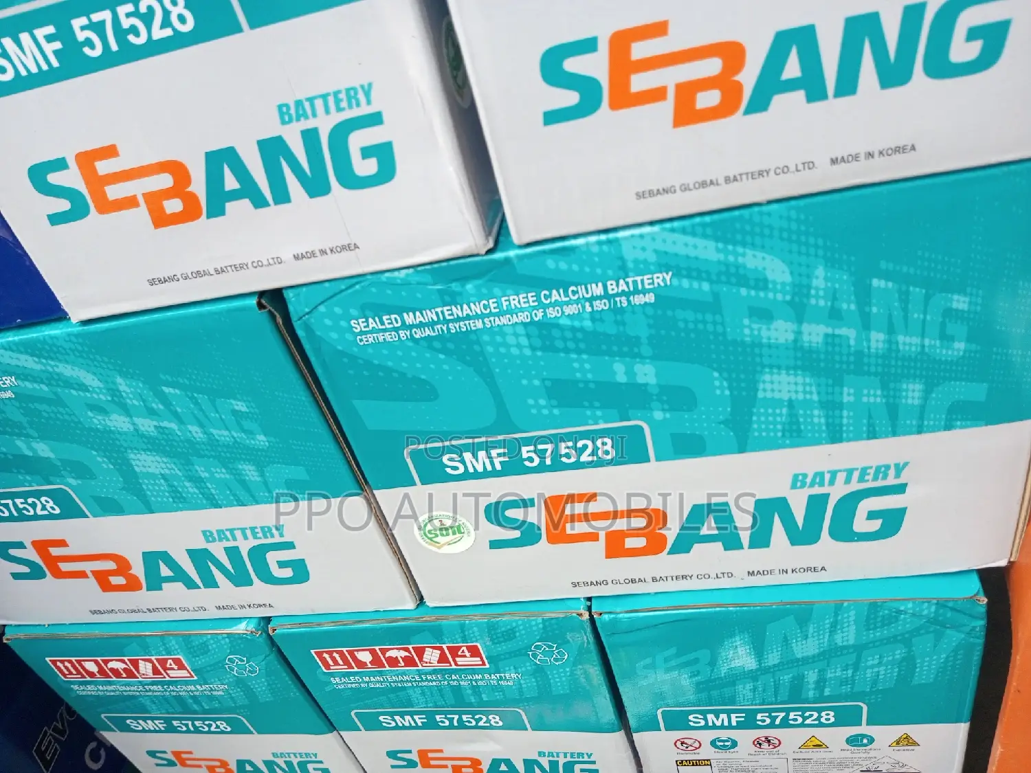 12V 75ah Sebang Original Korea Battery