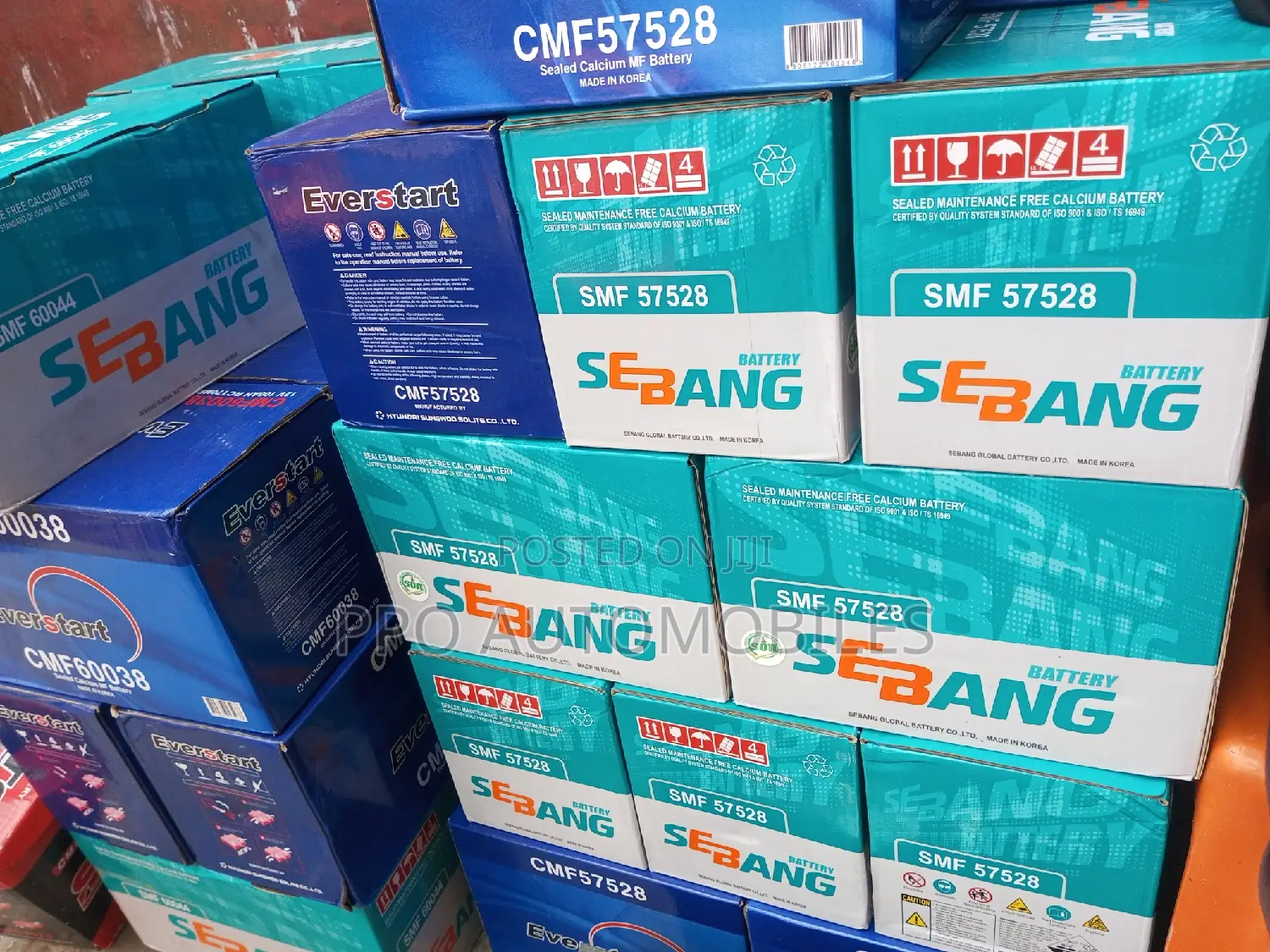 12V 75ah Sebang Original Korea Battery