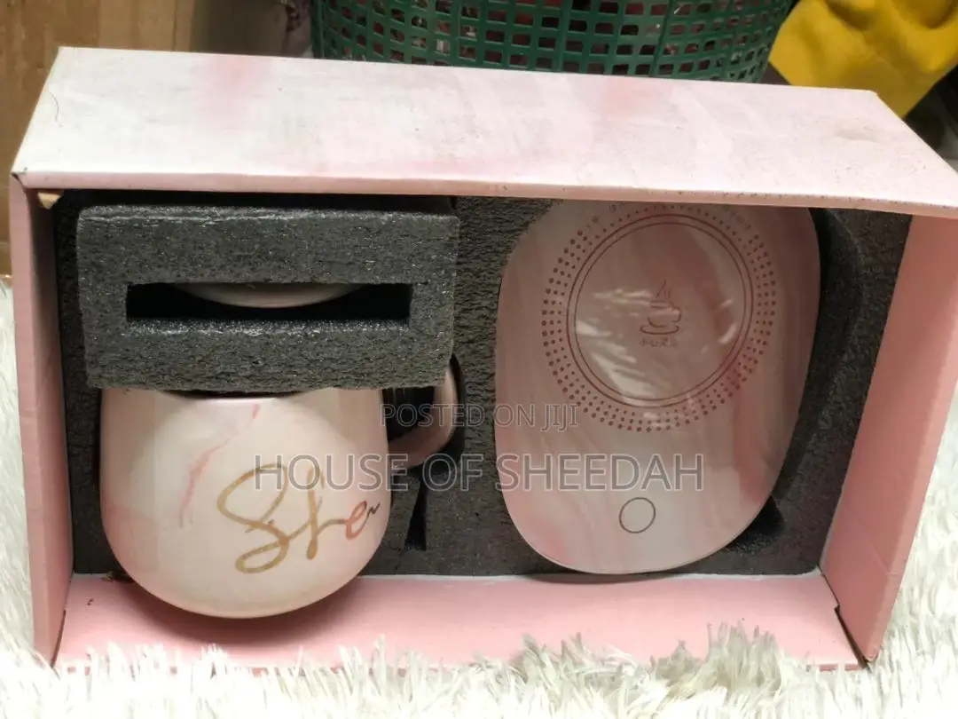 Female Coffee Mug Cup With Heating Pad Usb Gift Set
