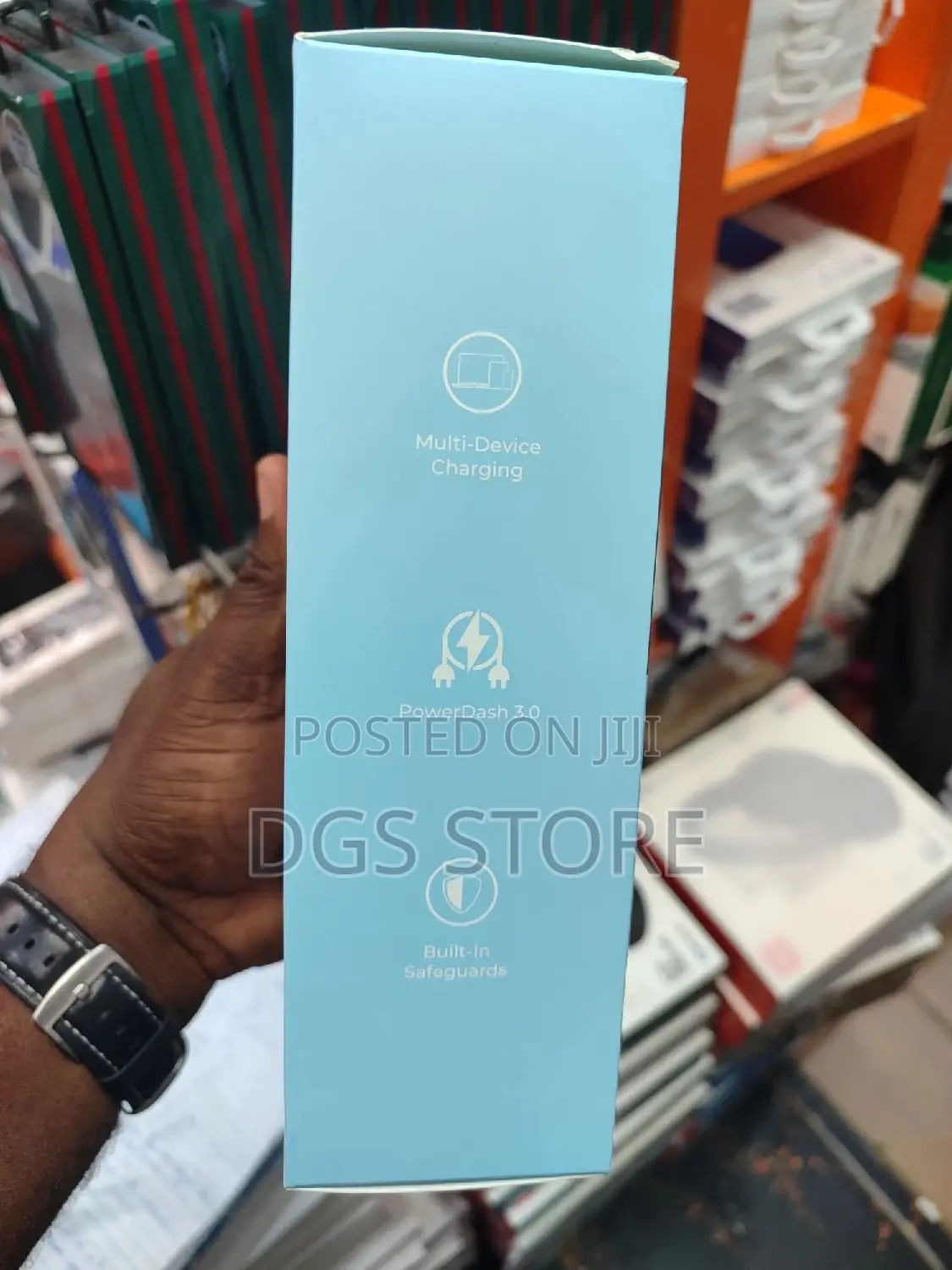 Powerology Onyx 30,000mah Dual Usb C Power Bank PD 100w