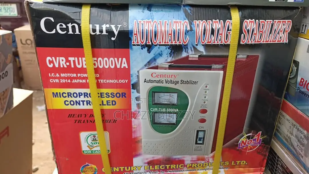Century 5000va Cvr Tub Automatic Voltage Stabilizer