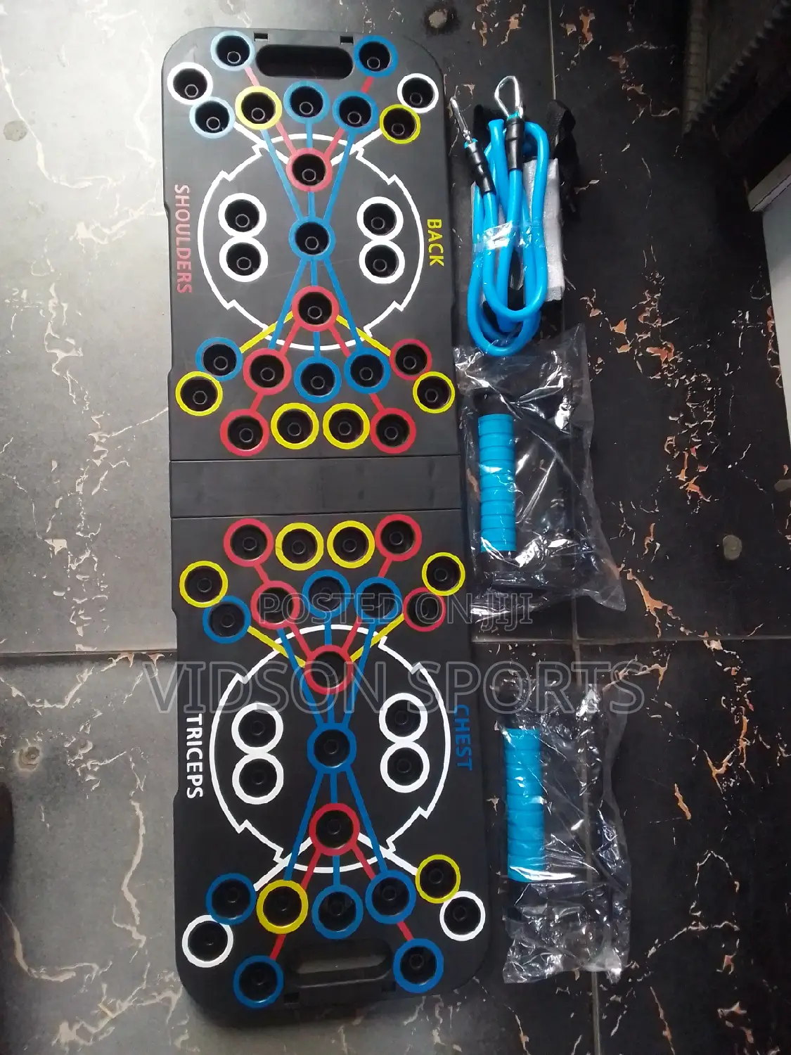 Big Push-Up Board With Resistant Band