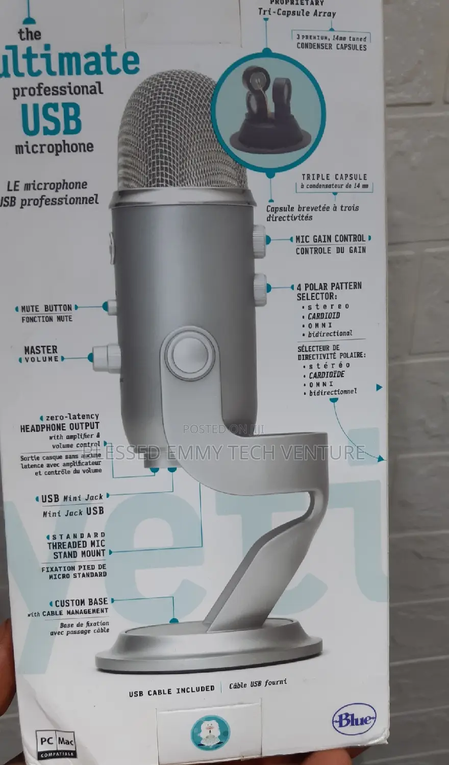 Blue Yeti USB Microphone Bundle