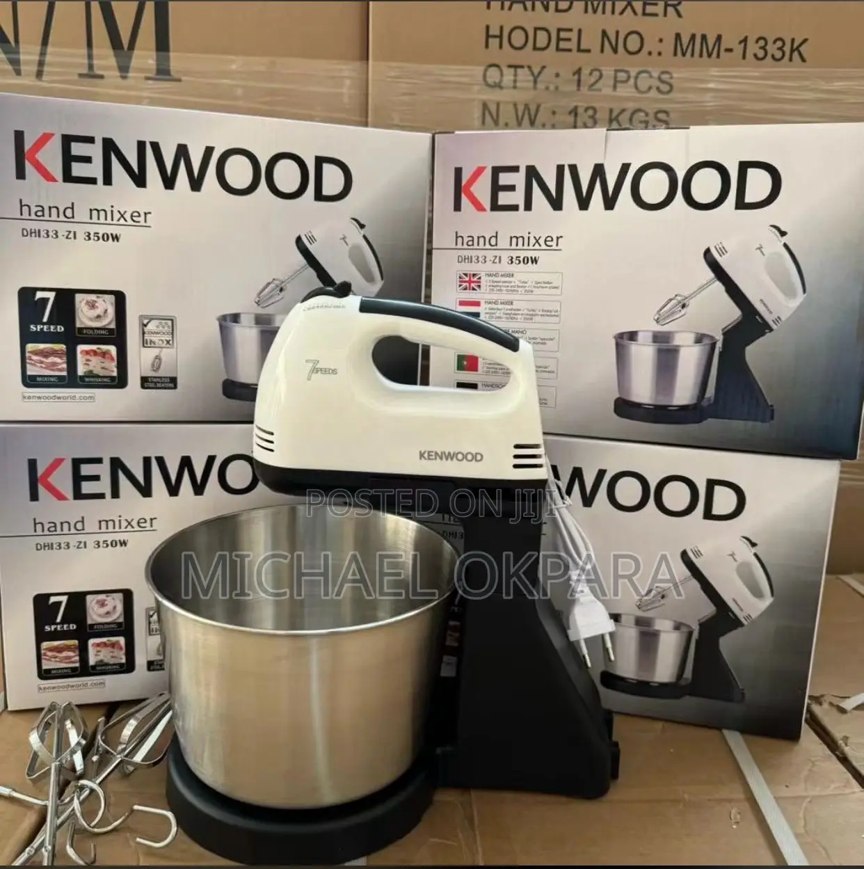 2l Kenwood Electric Mixer With Bowl