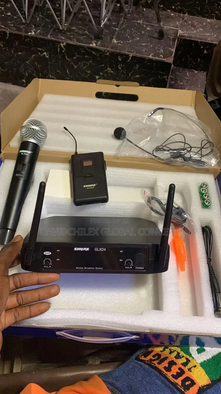 Shure Glxd4 Single Handle Nd Overhead Wireless Microphone