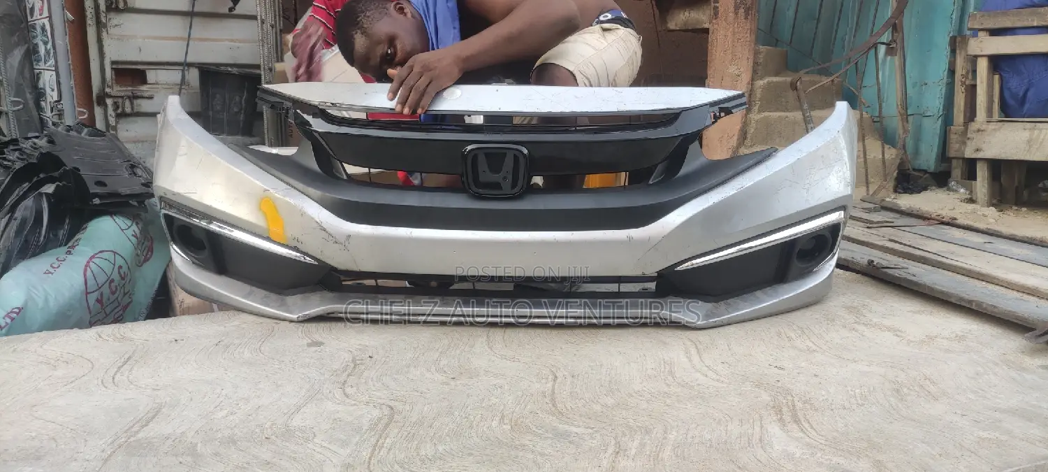 Complete Front Bumper Honda Civic 2018 - 2020 Model