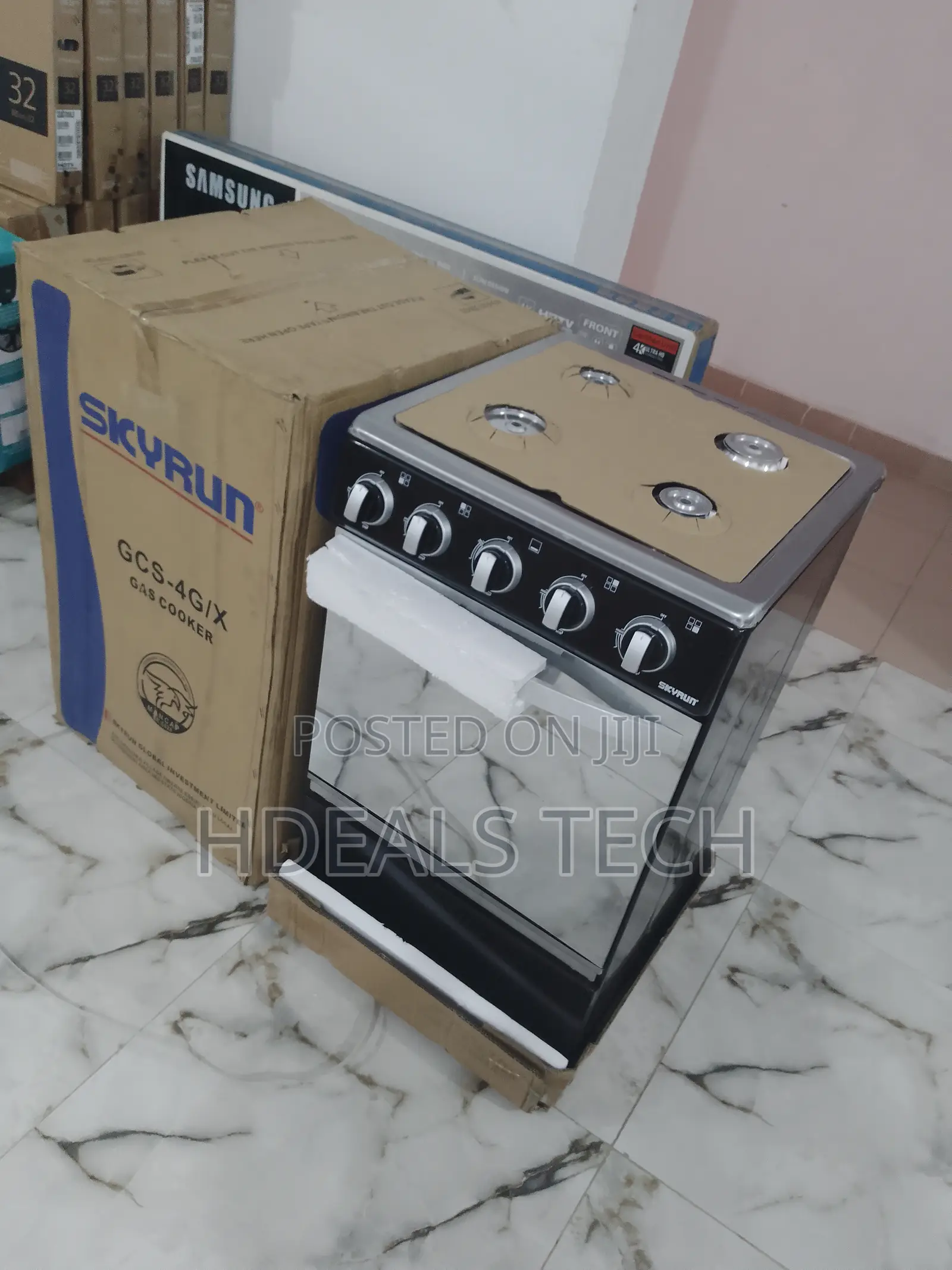 Affordable Skyrun 4 Burner Gas Cooker With Oven.