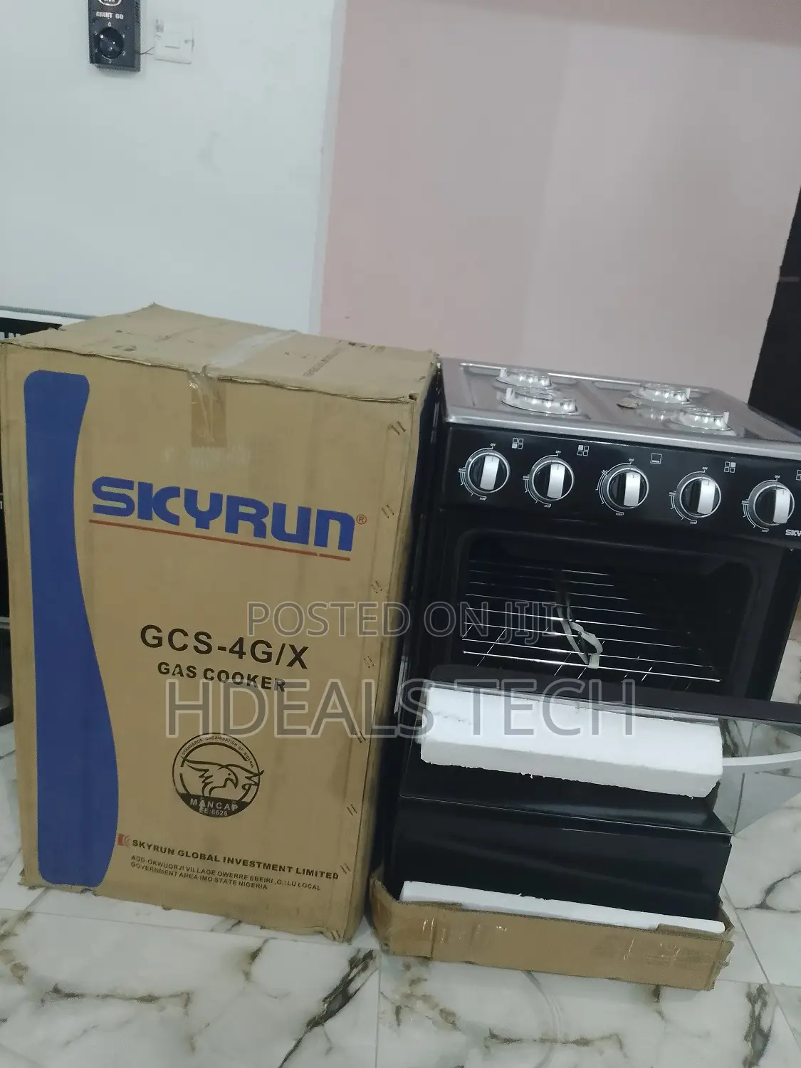 Top Selling 4 Burner Gas Cooker With Oven.
