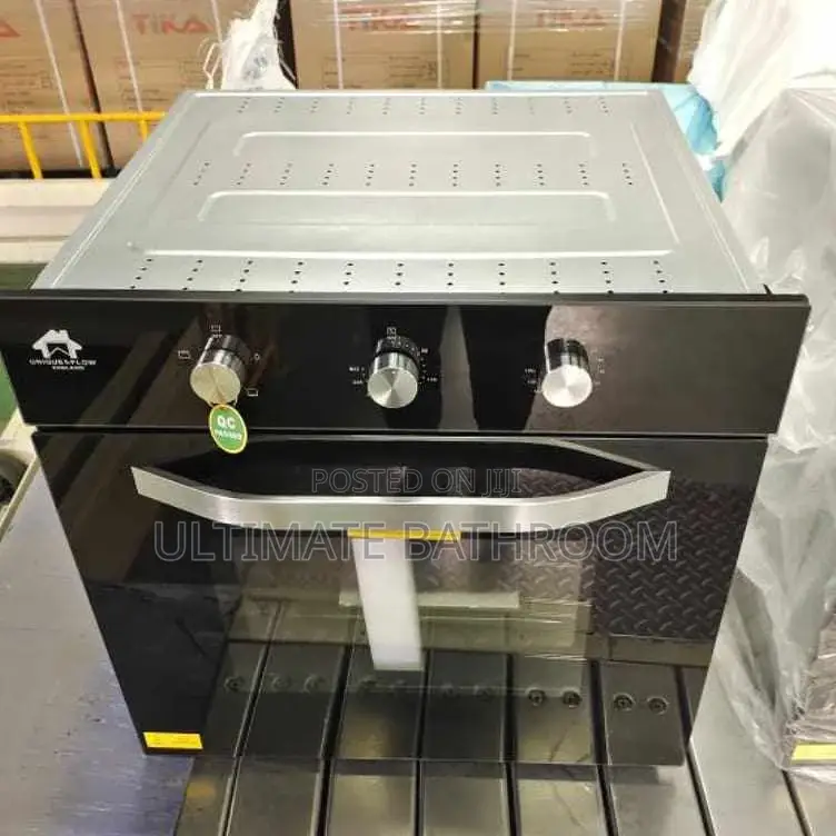 Black 76liters Electric And Gas Oven