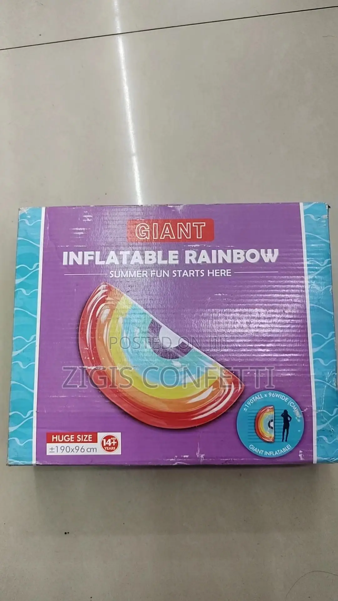 Inflatable Pool Float – Rainbow Float