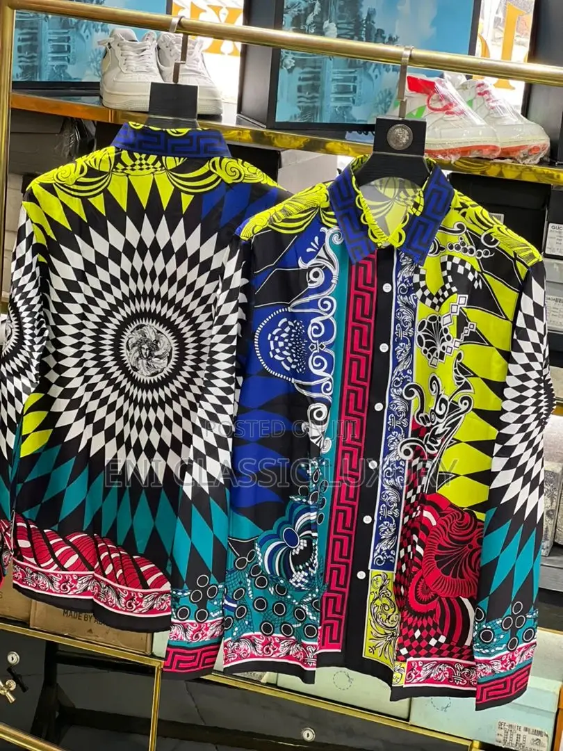 Fendi Luxury Silk Shirts Best Quality Available In Store