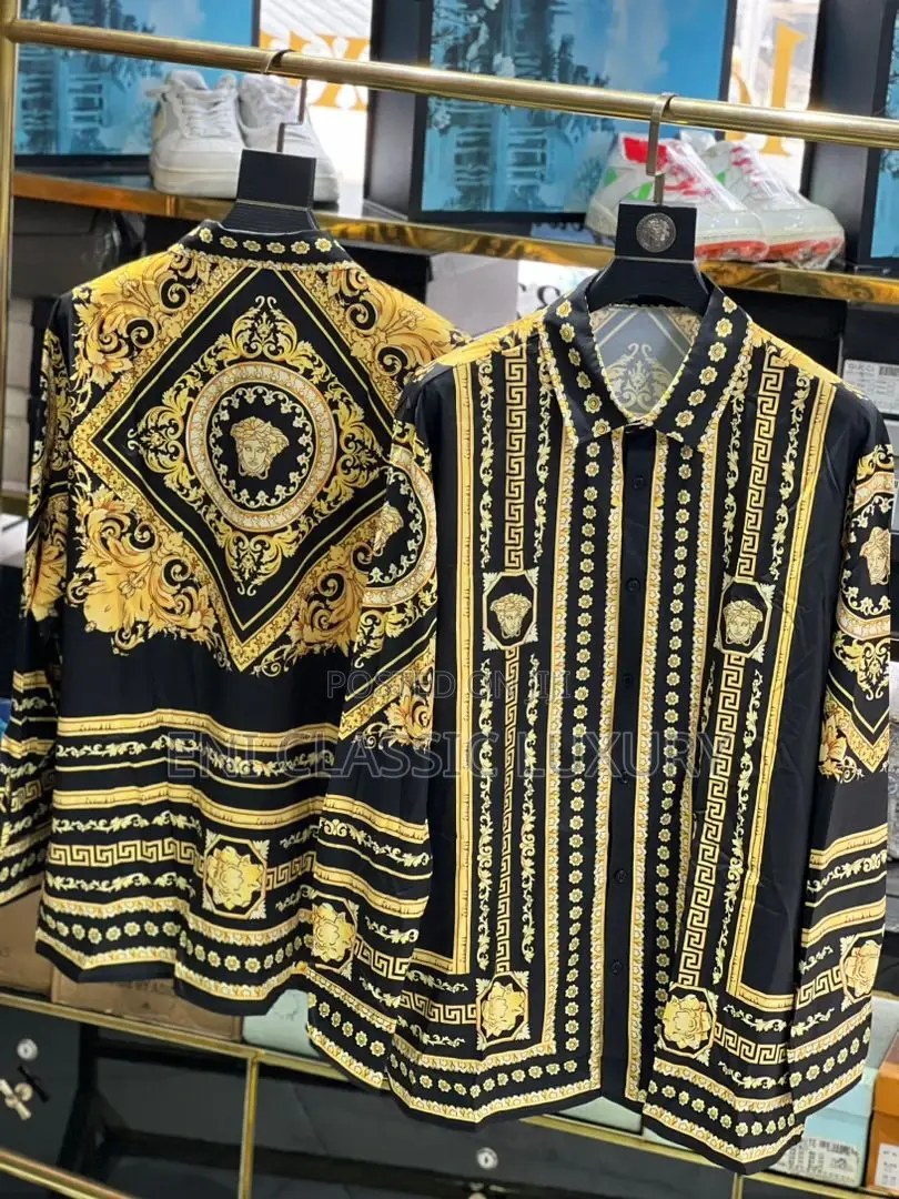 Fendi Luxury Silk Shirts Best Quality Available In Store