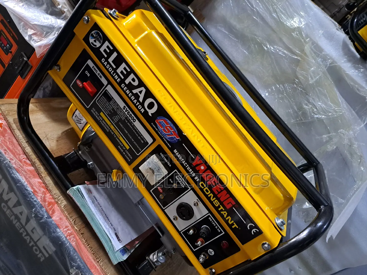 4.5kva Elepaq Constant Petrol Generator Model Sv6800m 100%