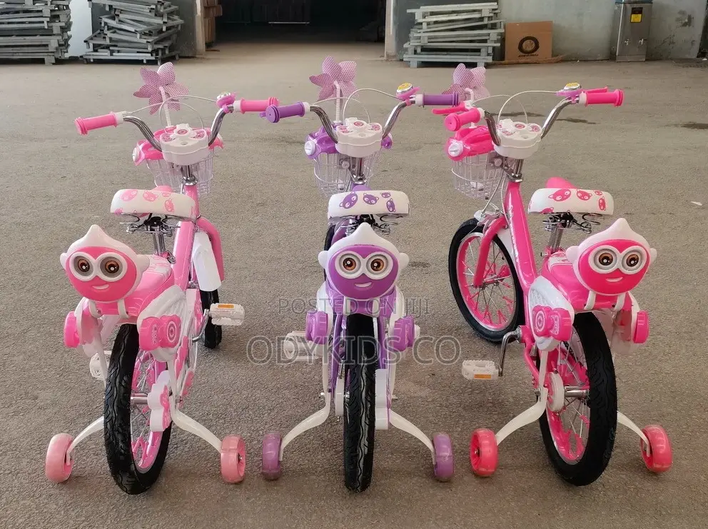 Girls Kids Children Us Standards
Bicycle With Training Wheel