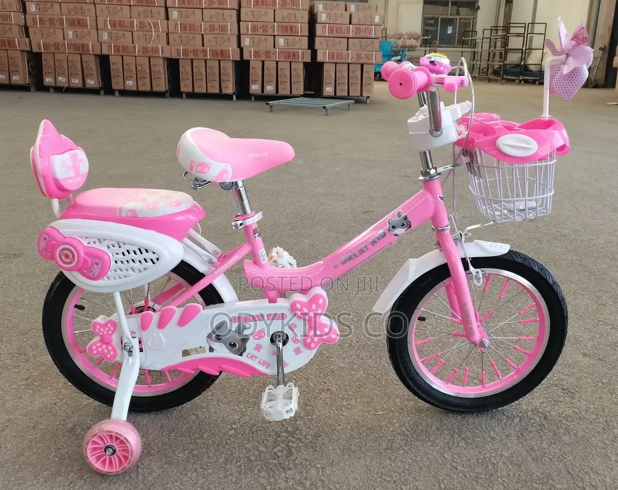Girls Kids Children Us Standards
Bicycle With Training Wheel