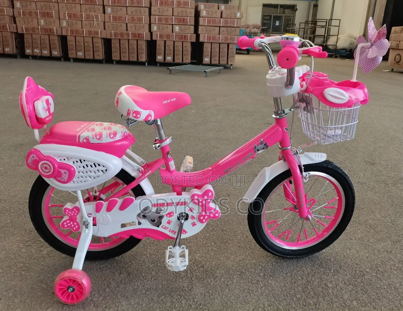 Girls Kids Children Us Standards
Bicycle With Training Wheel