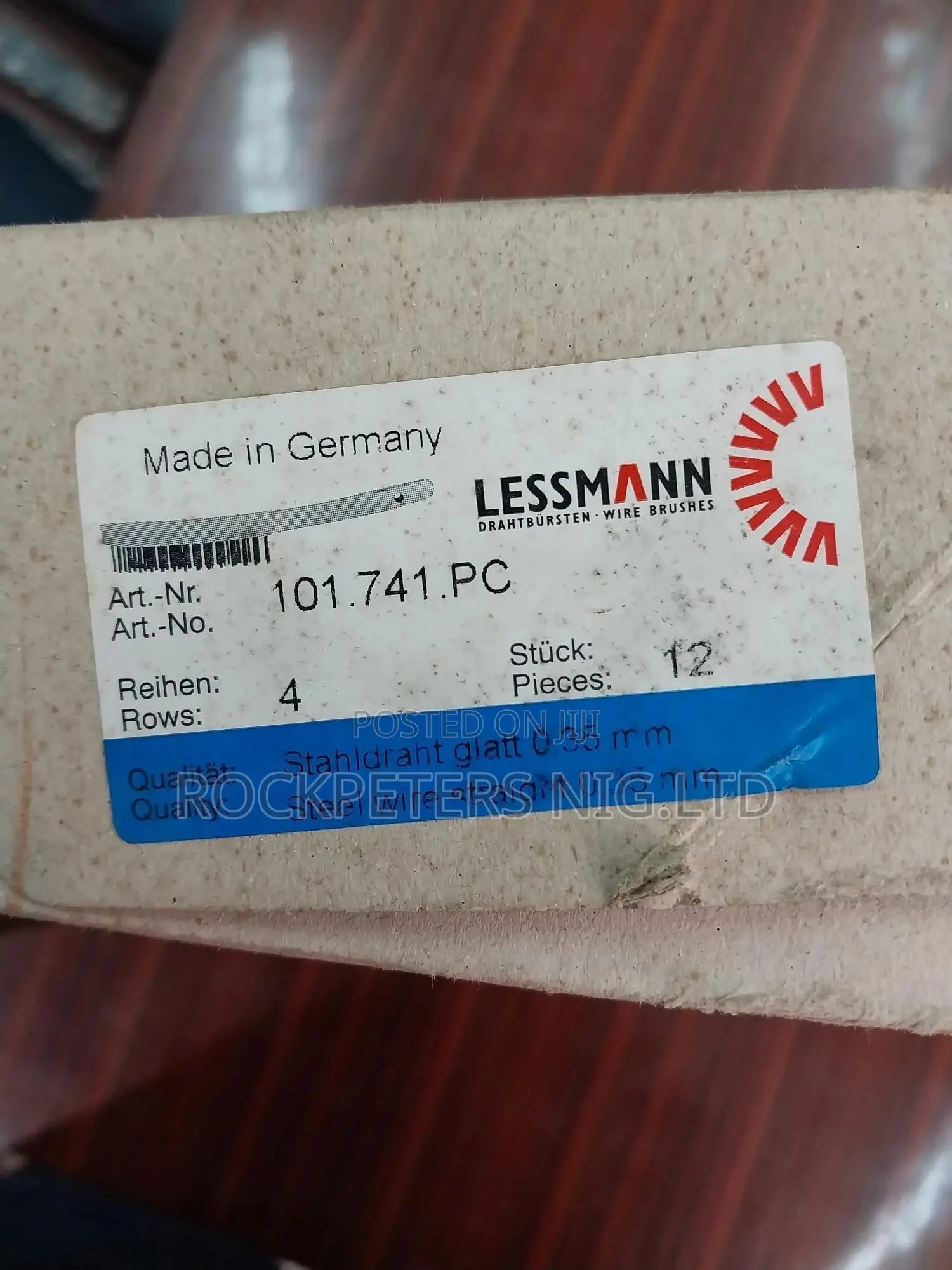 Original Lessmann 101.741pc Steel Wire Brush(12pcs)