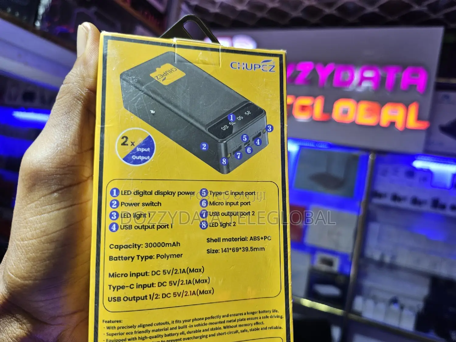 Chupez 30000mah Super Fast Powerbank V763