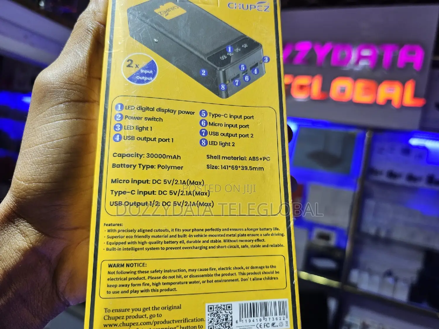 Chupez 30000mah Super Fast Powerbank V763
