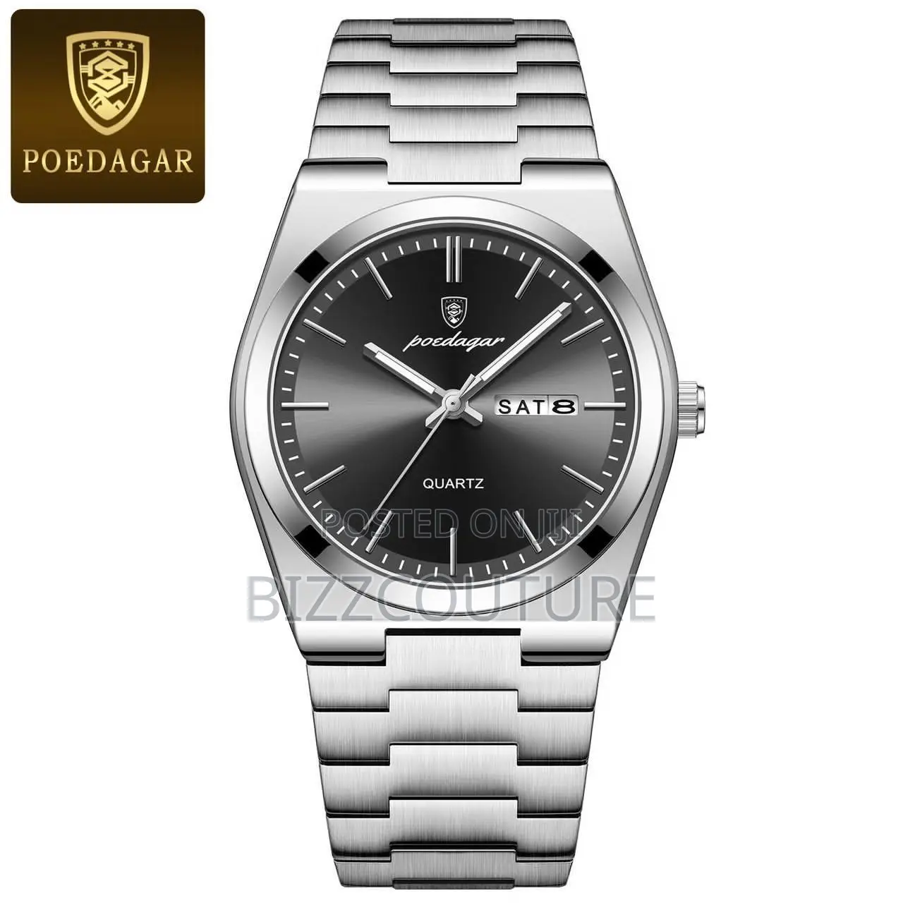 Original POEDAGAR SILVER CHAIN WATCH Available in Store