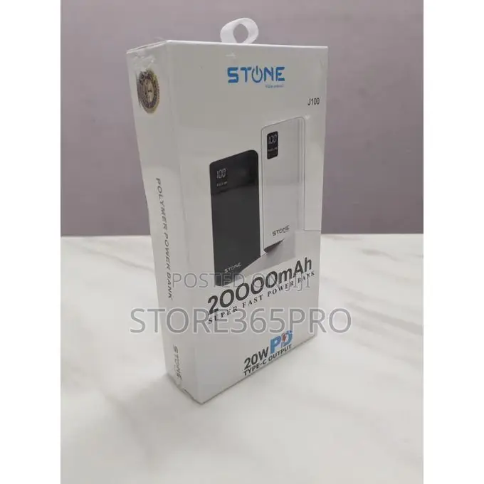 Stone 20000mah Super Fast Power Bank Type C Output Charge