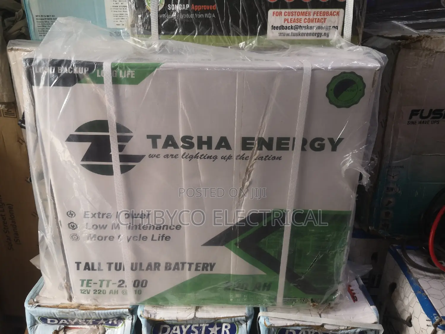 220ah Tasha Tubular Battery