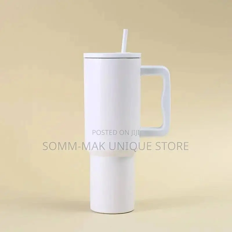 New 40 Oz Tumbler With Handle Vacuum Insulated Mug