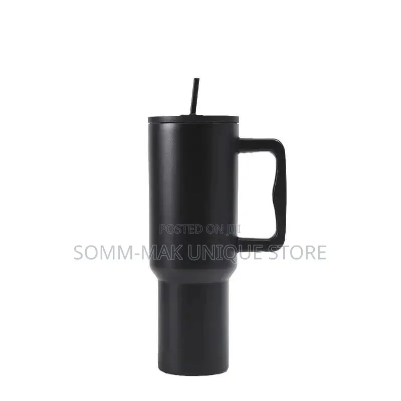 New 40 Oz Tumbler With Handle Vacuum Insulated Mug