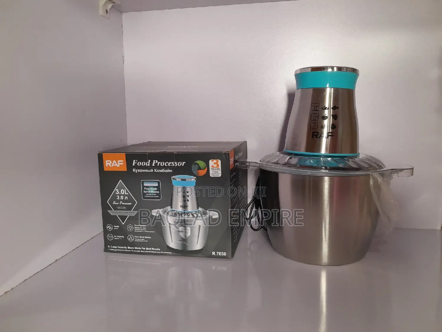 3 Litres (1000w) RAF Yam Pounder/Food Processor