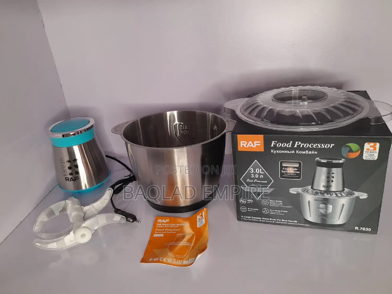 3 Litres (1000w) RAF Yam Pounder/Food Processor