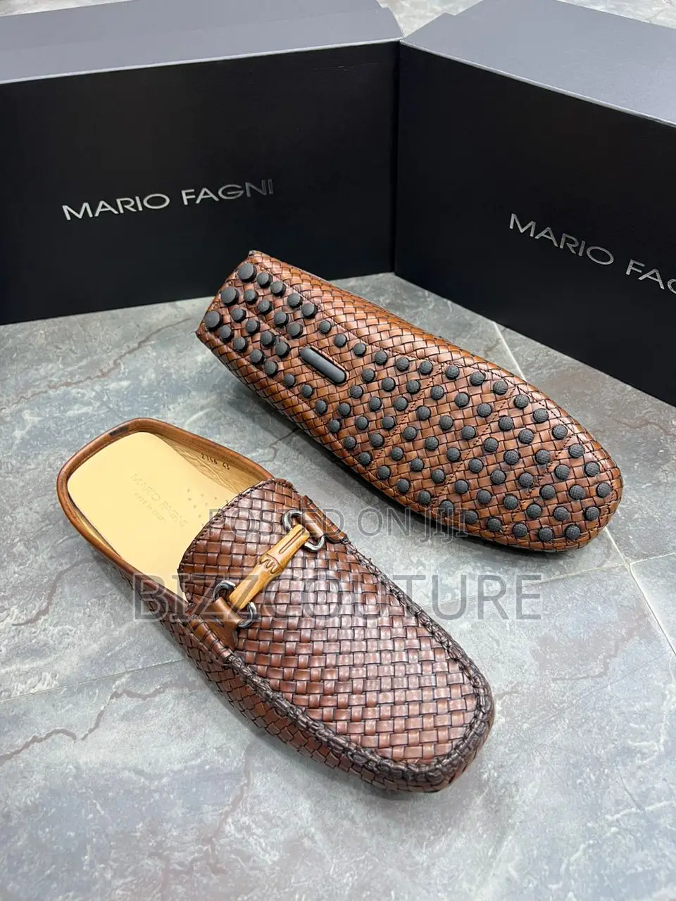 Original Italian MARIO FAGNI Half Shoes Available in Store