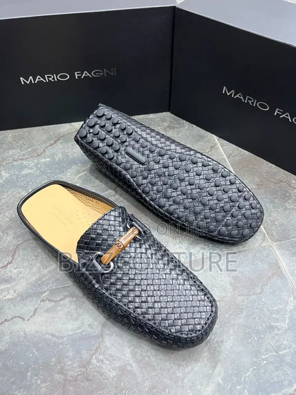 Original Italian MARIO FAGNI Half Shoes Available in Store