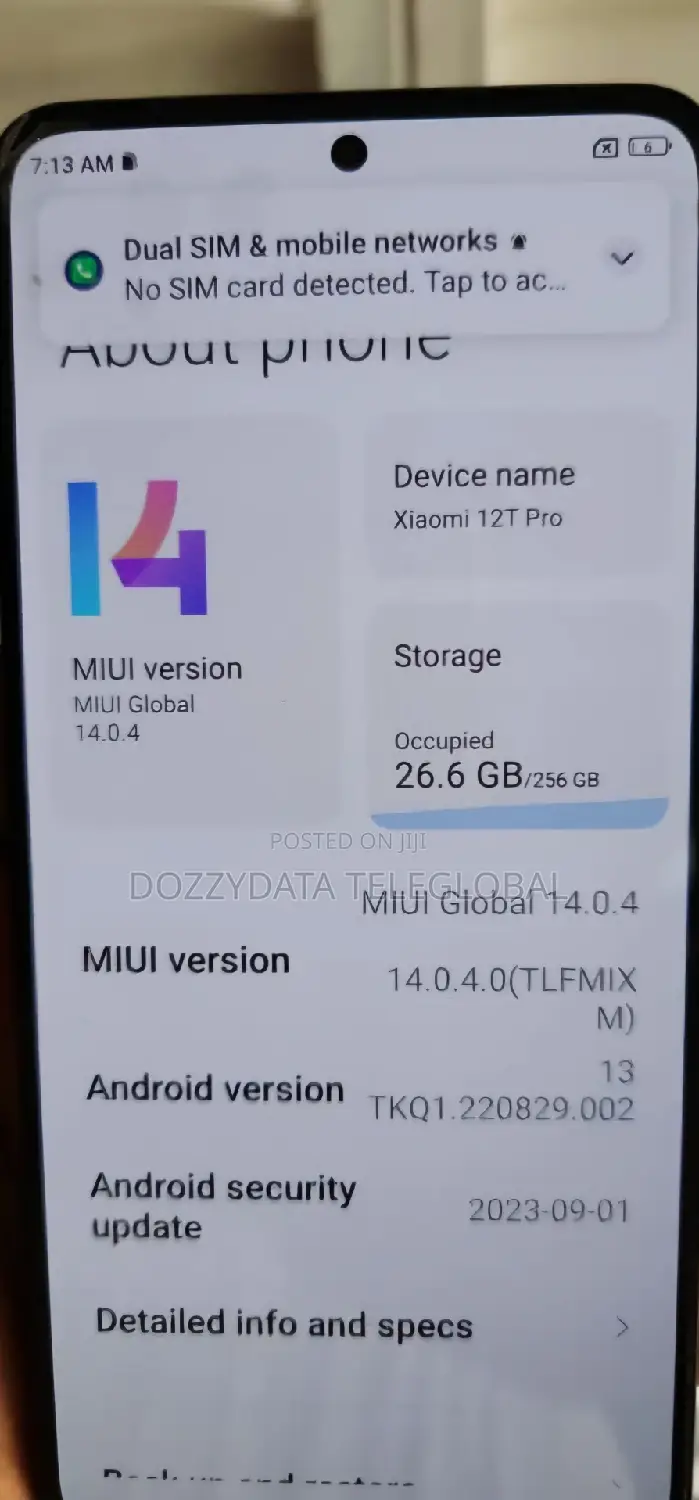 Xiaomi 12T Pro 256 GB Black