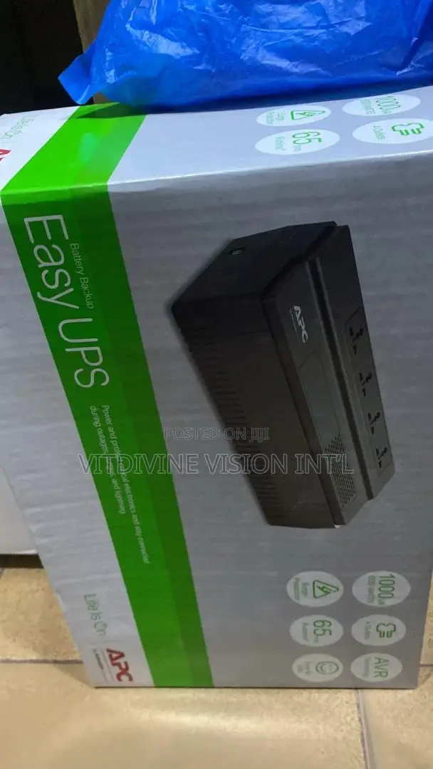 Apc Easy Ups, 1000va, Floor/Wall Mount Ups Bv1000i-MSX 1kva
