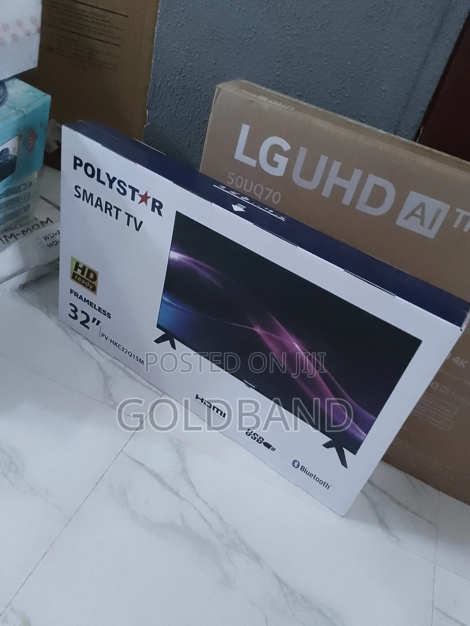 Brand New Polystar 32" Frameless Smart TV