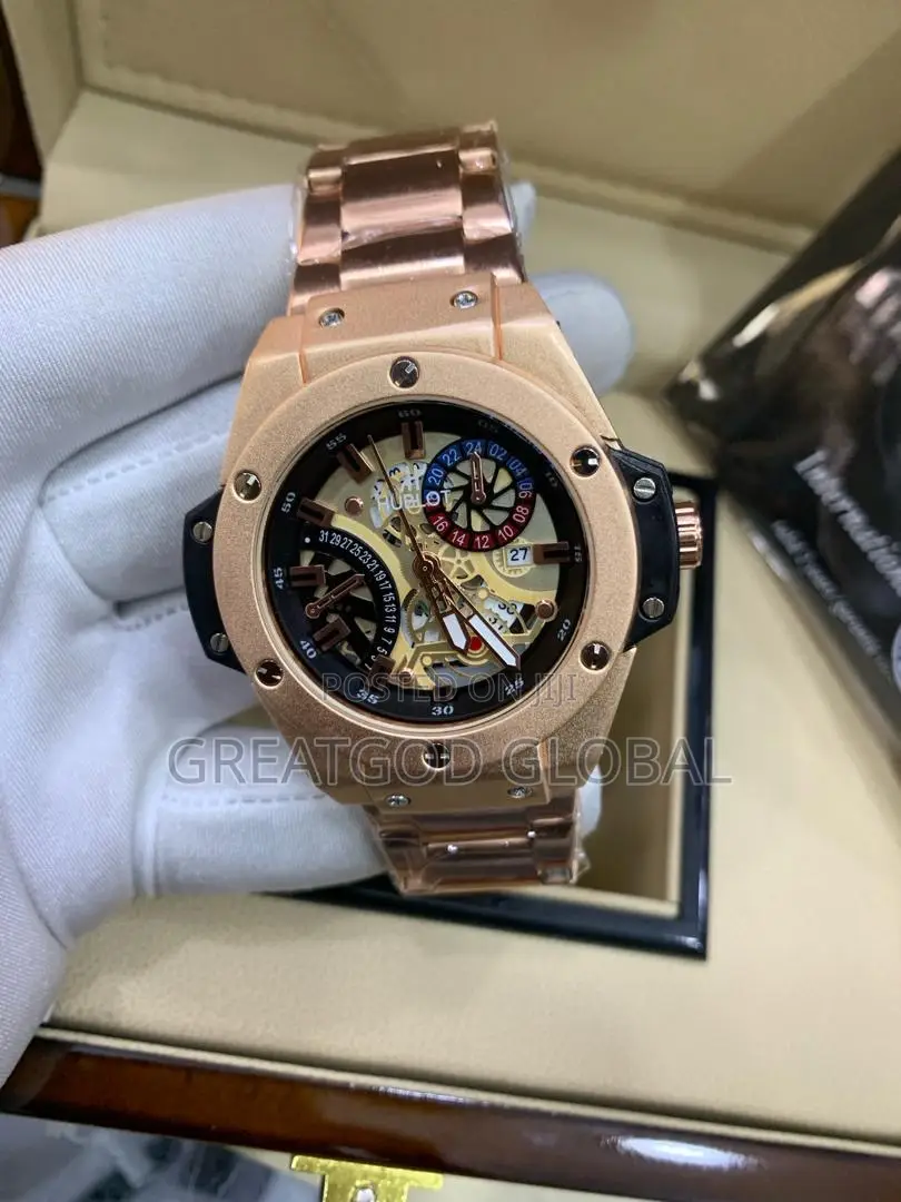 HUBLOT Chain Wristwatch With Box Affordable