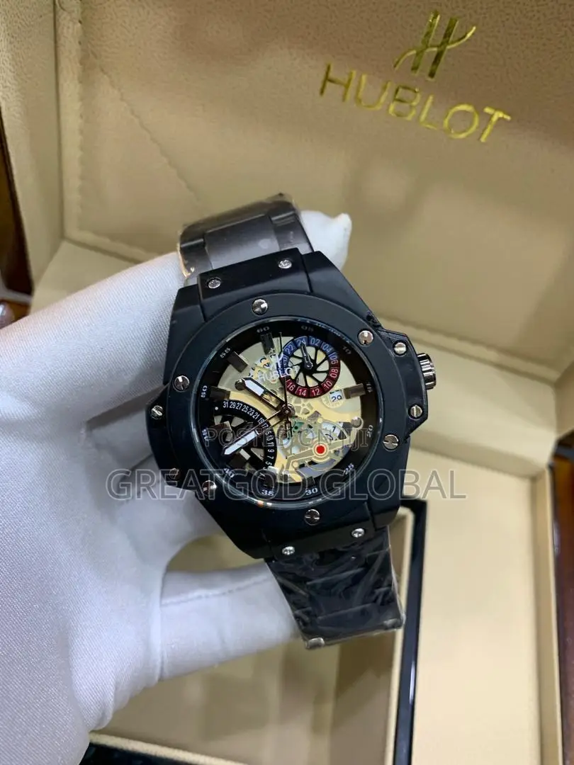 HUBLOT Chain Wristwatch With Box Affordable